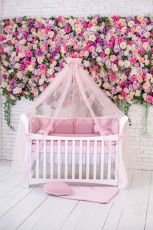 Дитячий постільний комплект Veres Angel wings pink 6 одиниць